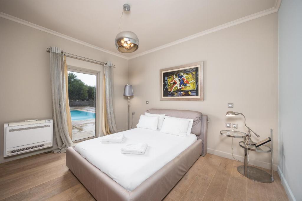 Bedroom of Pomegranate Tree Villa at Katelios, Kefalonia
